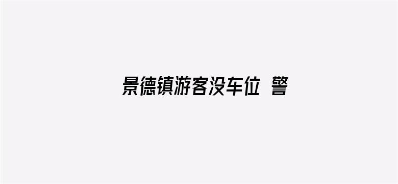 景德镇游客没车位 警察：随便停